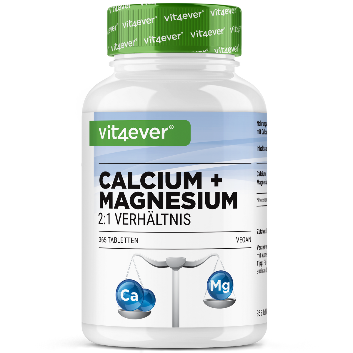 Calcium + Magnesium - 2:1 Verhältnis