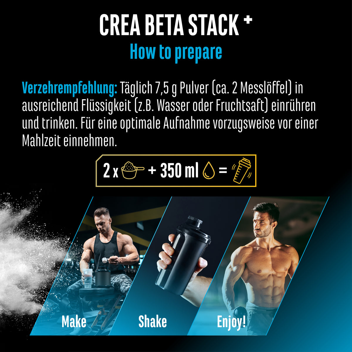 Stack de creatina y beta-alanina