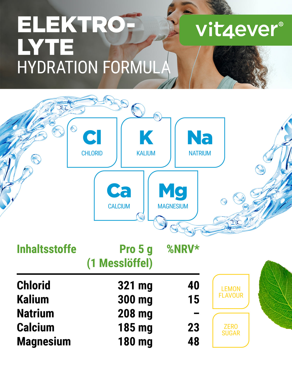 Elettroliti in polvere, 400 g