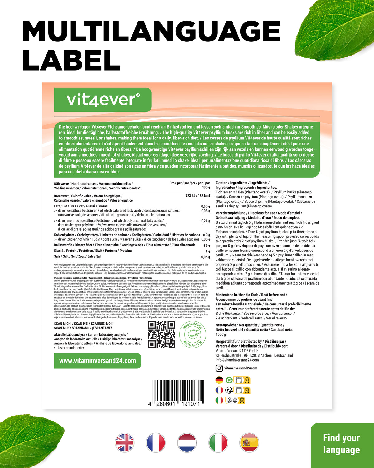 Vloezaadschillen - 99% Zuiverheid