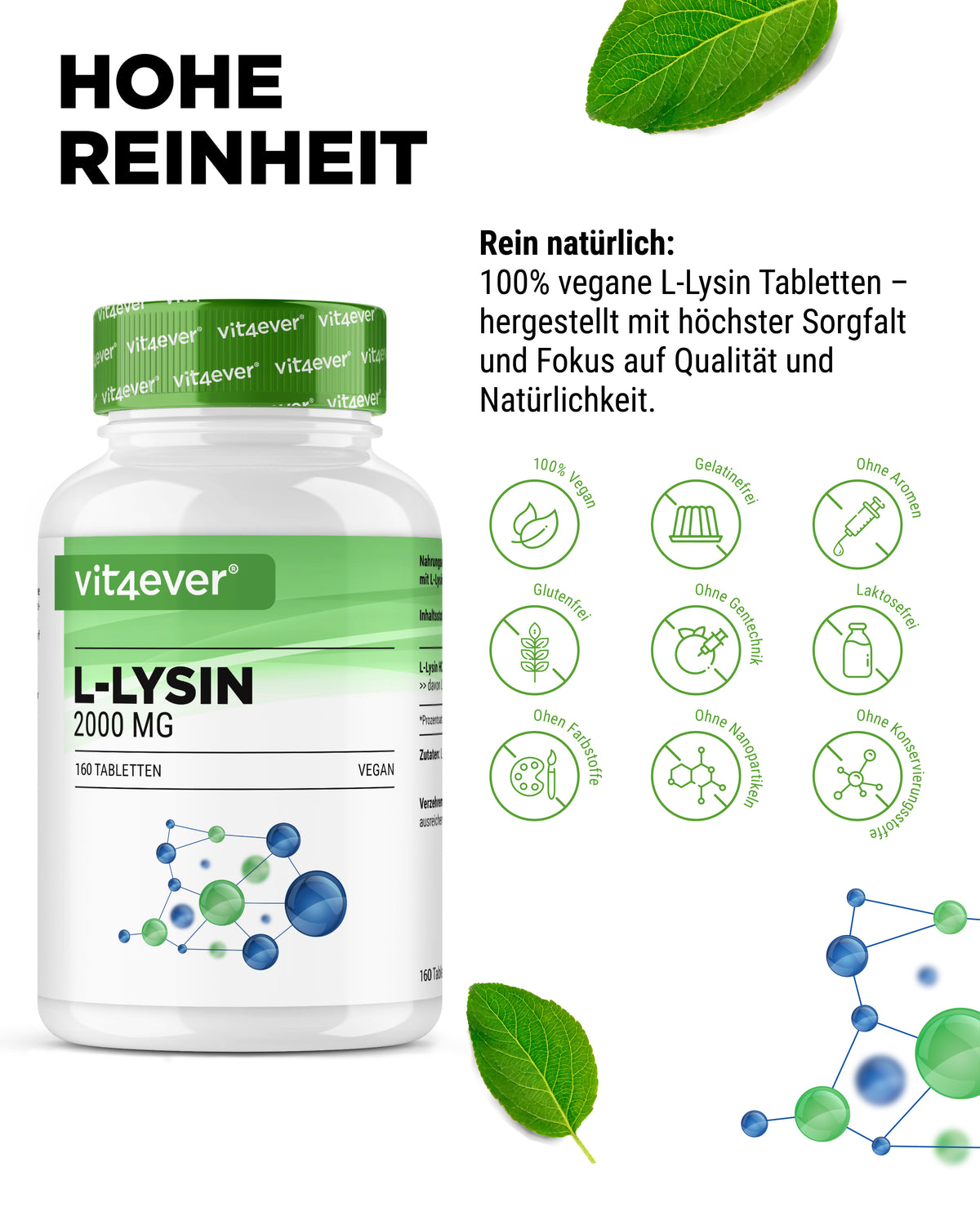 L-Lysine - 1000 mg