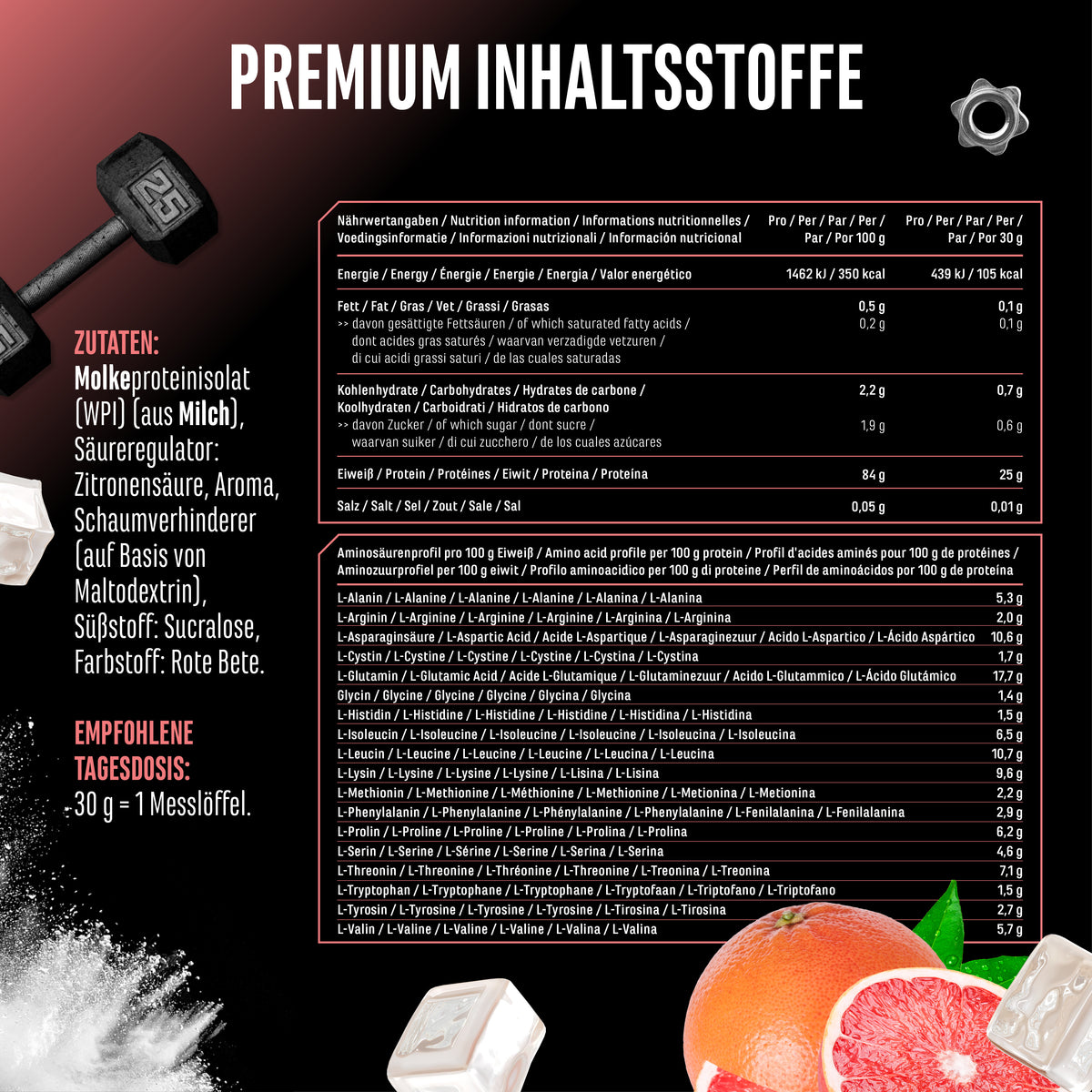 Clear Whey Protein - Fresh Apricot, 900 g
