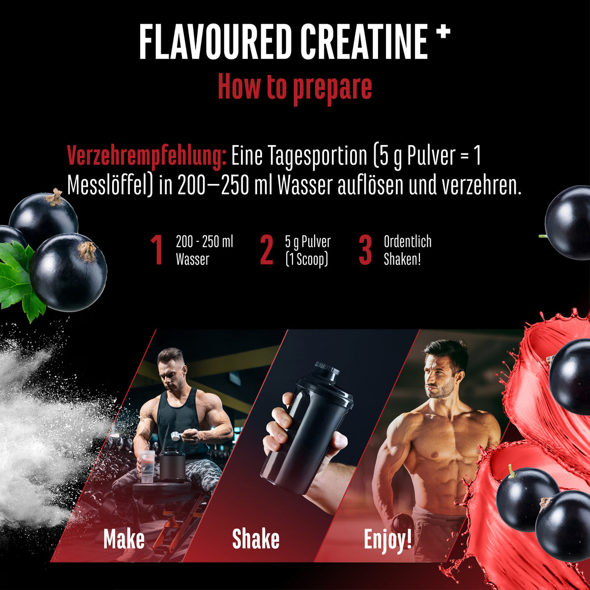 Creatine - Strawberry, 550 g