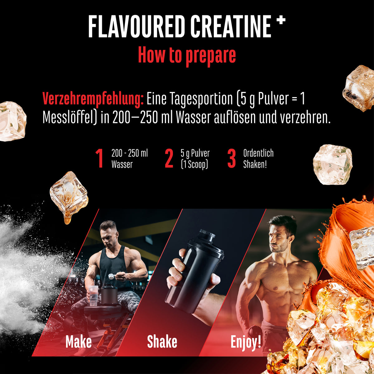 Creatine - Strawberry, 550 g