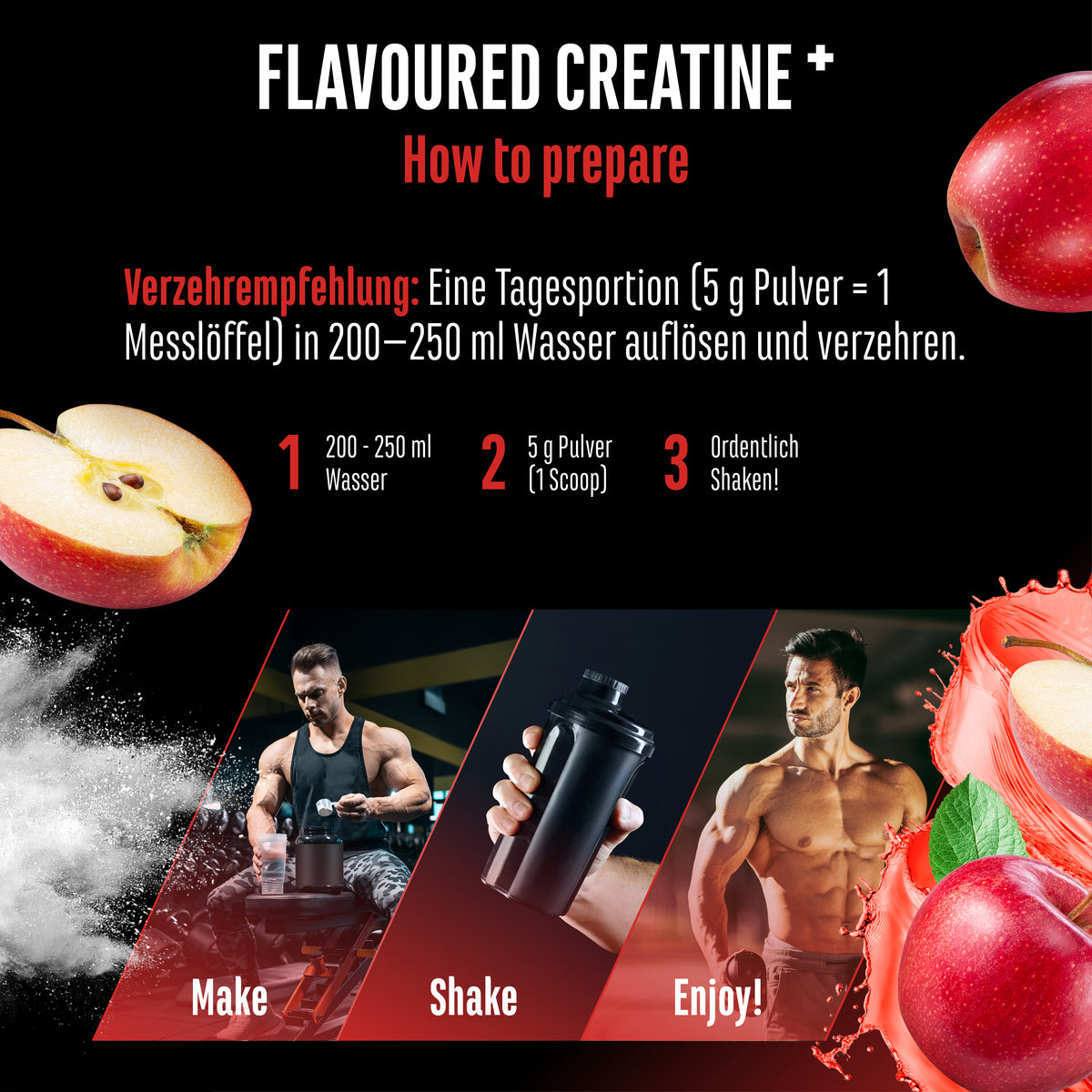 Creatine - Strawberry, 550 g