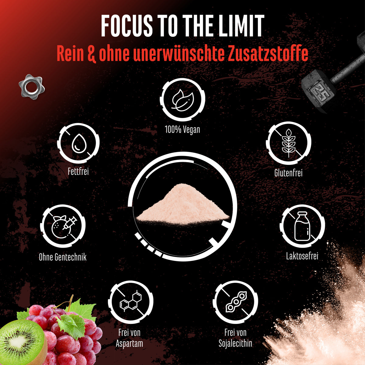 Focus to the Limit - Kiwi Grape, 240g