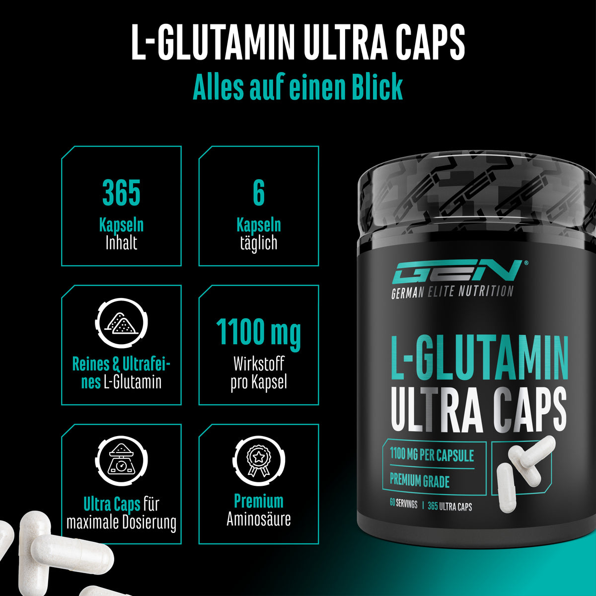 L-Glutamina Ultra Caps