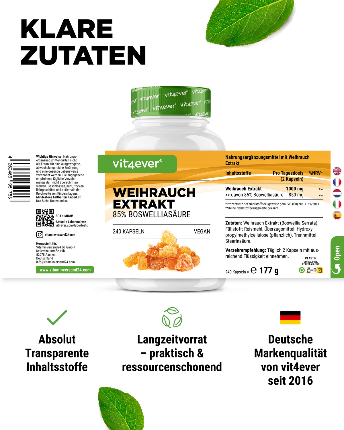 Weihrauch Extrakt Kapseln