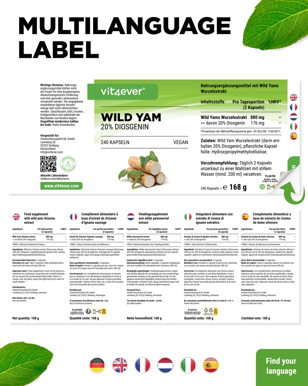 Mexican Wild Yam Extrakt