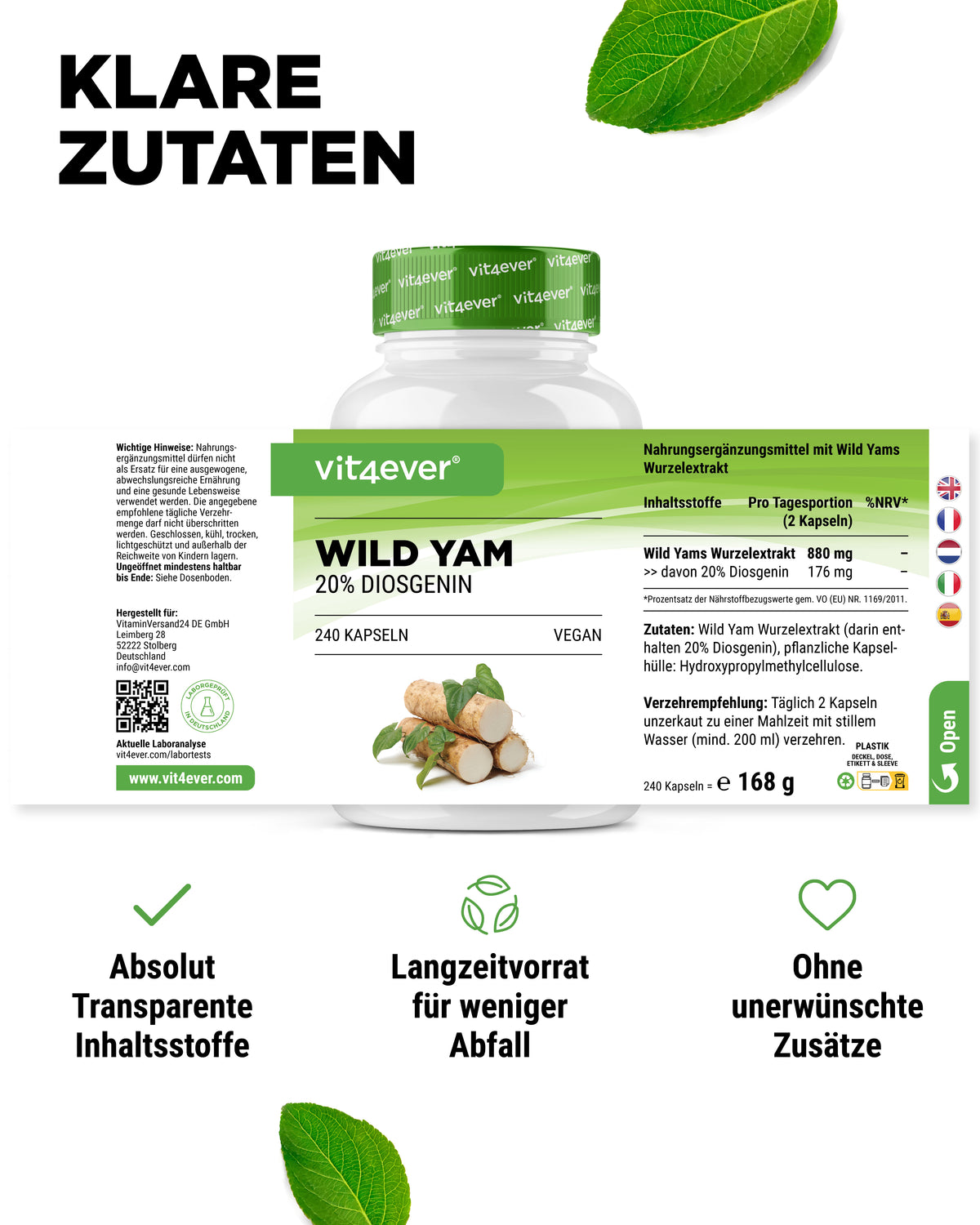 Mexican Wild Yam Extrakt