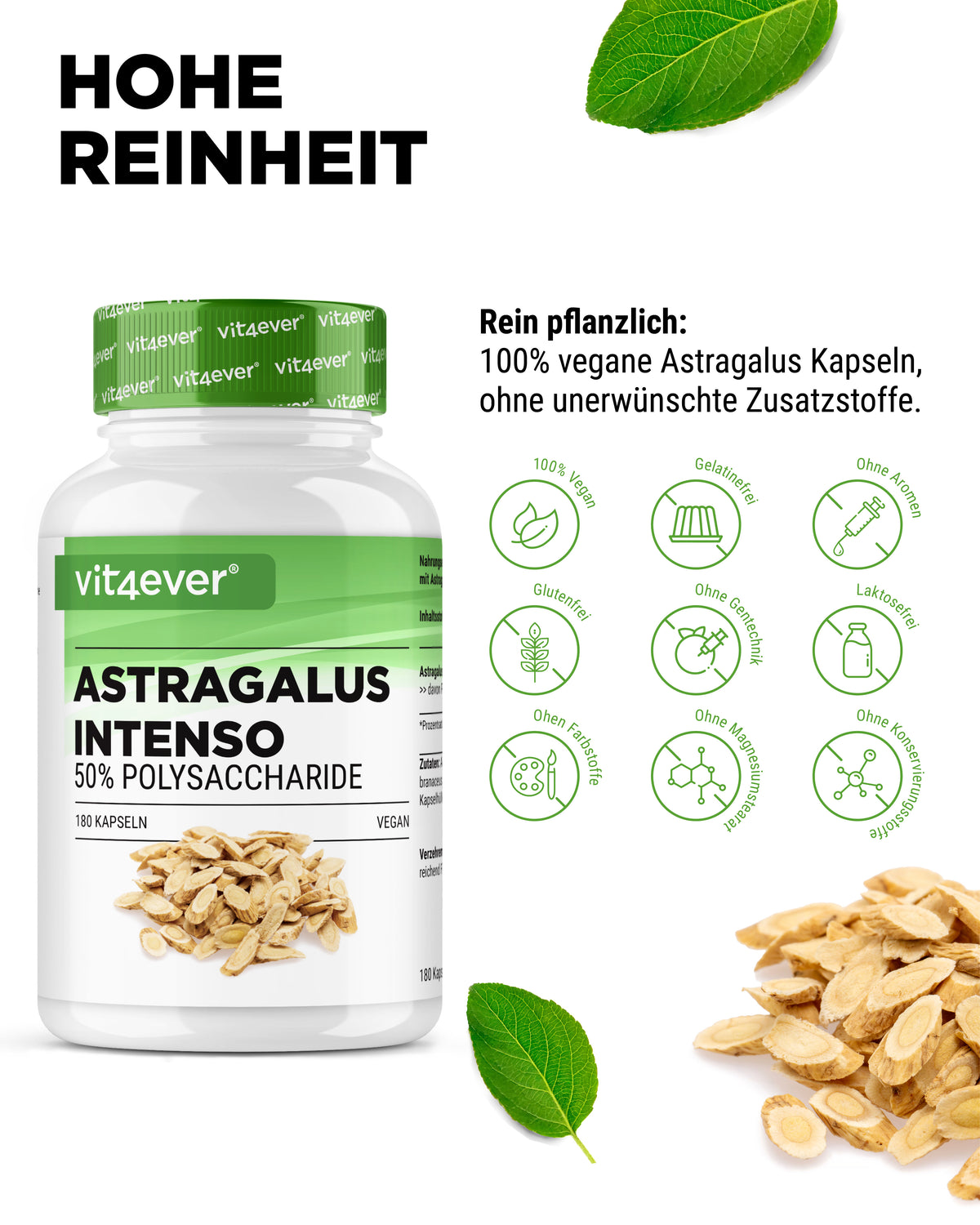 Astragalus - 50% Polysachharide