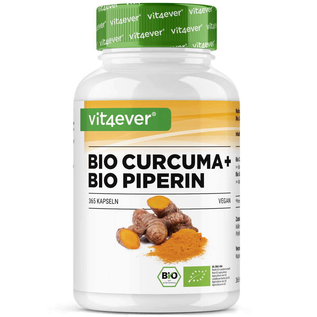 Cúrcuma Ecológica + Piperina Ecológica