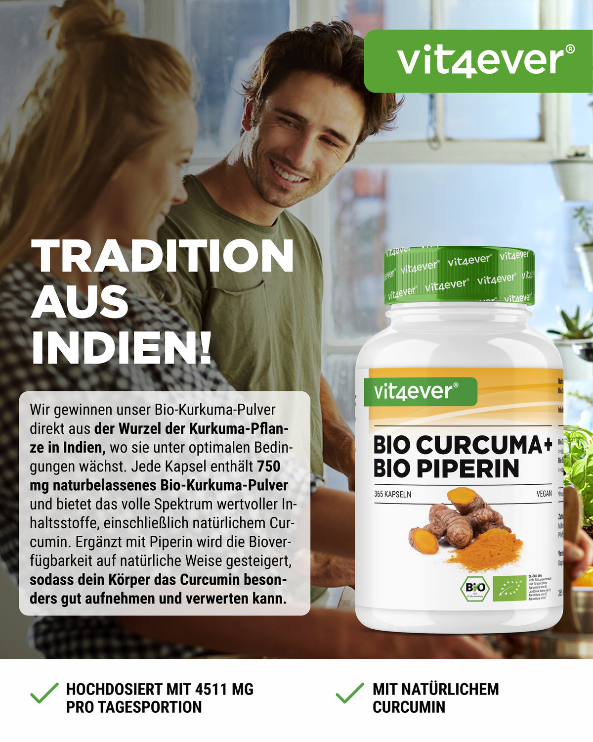 Cúrcuma Ecológica + Piperina Ecológica