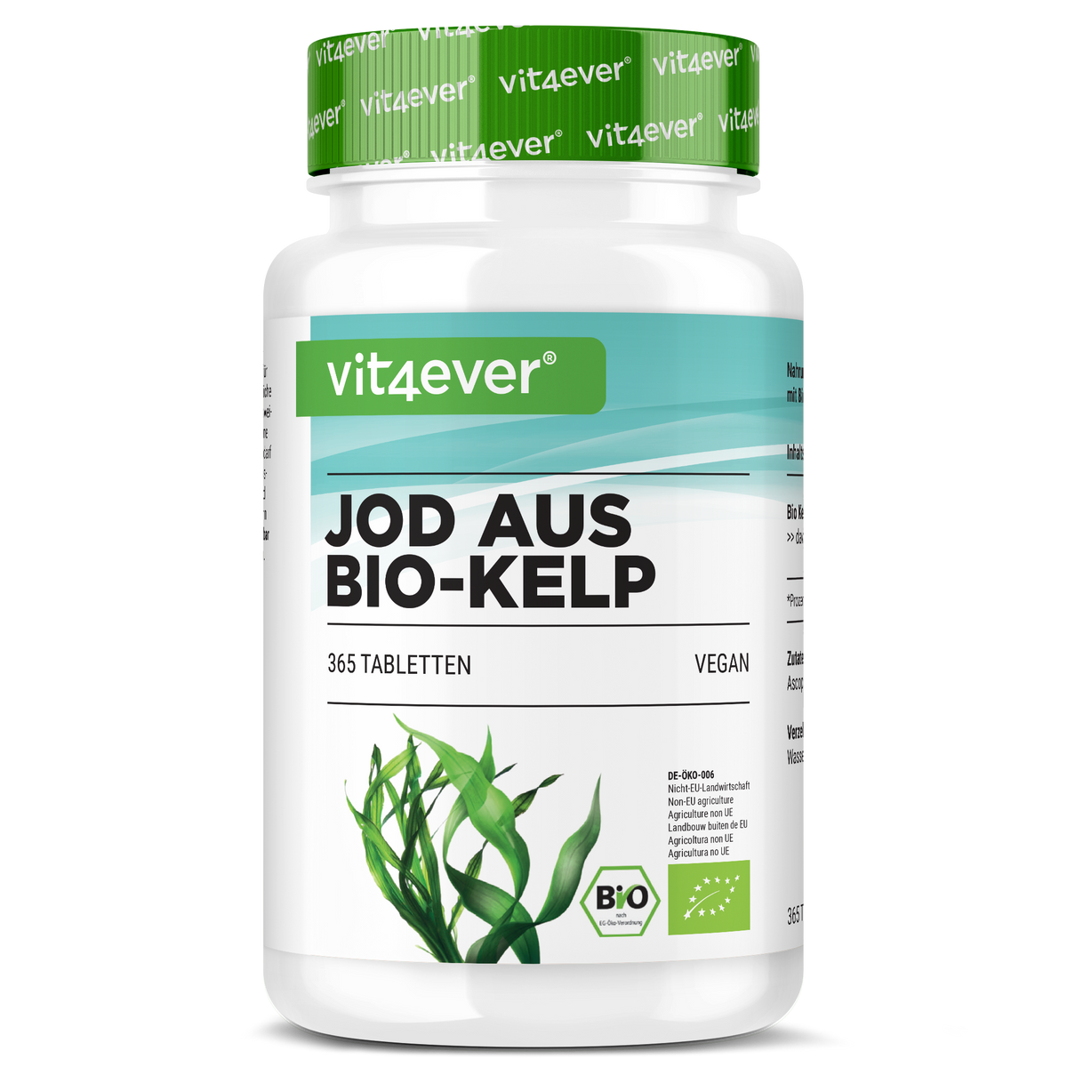 Bio Kelp Extrakt (Natürliches Jod) - 200 µg