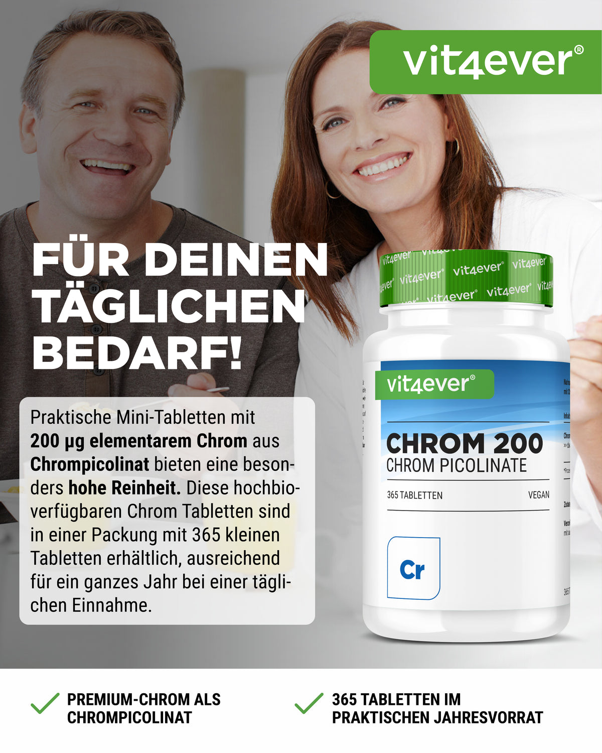 Chromium - 200 mcg