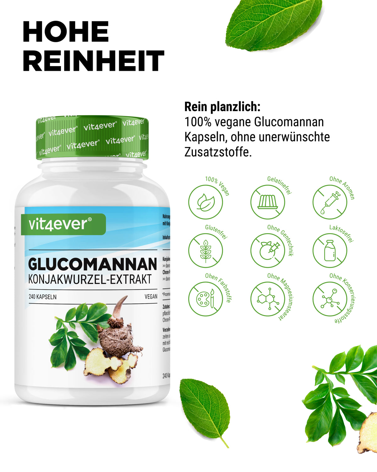 Glucomannan Konjakwurzelextrakt