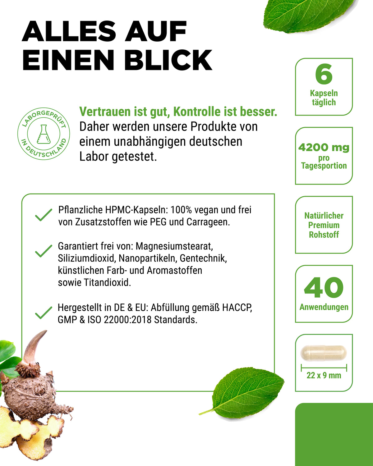 Glucomannan Konjakwurzelextrakt