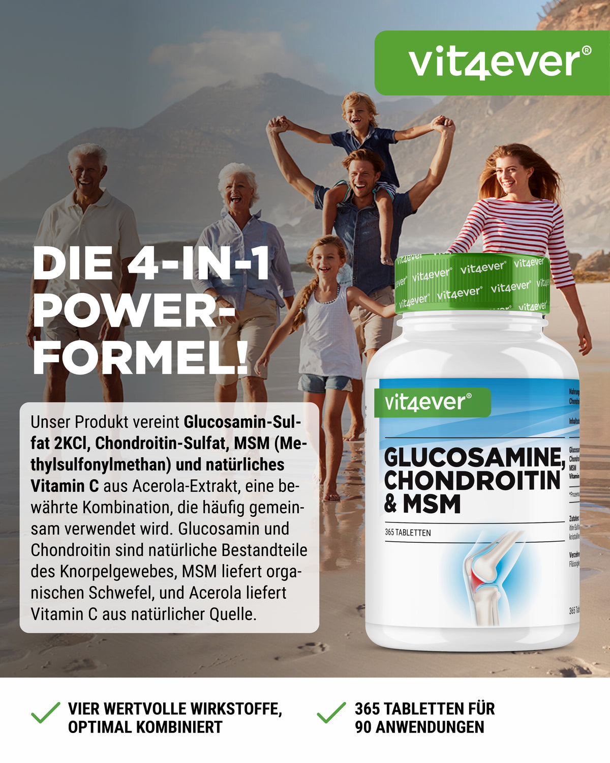 Glucosamine, Chondroitin & MSM