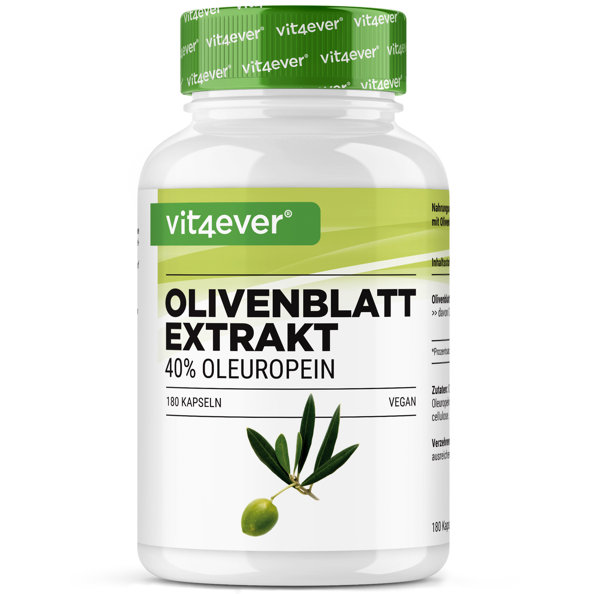 Olivenblatt Extrakt - 40% Oleuropein