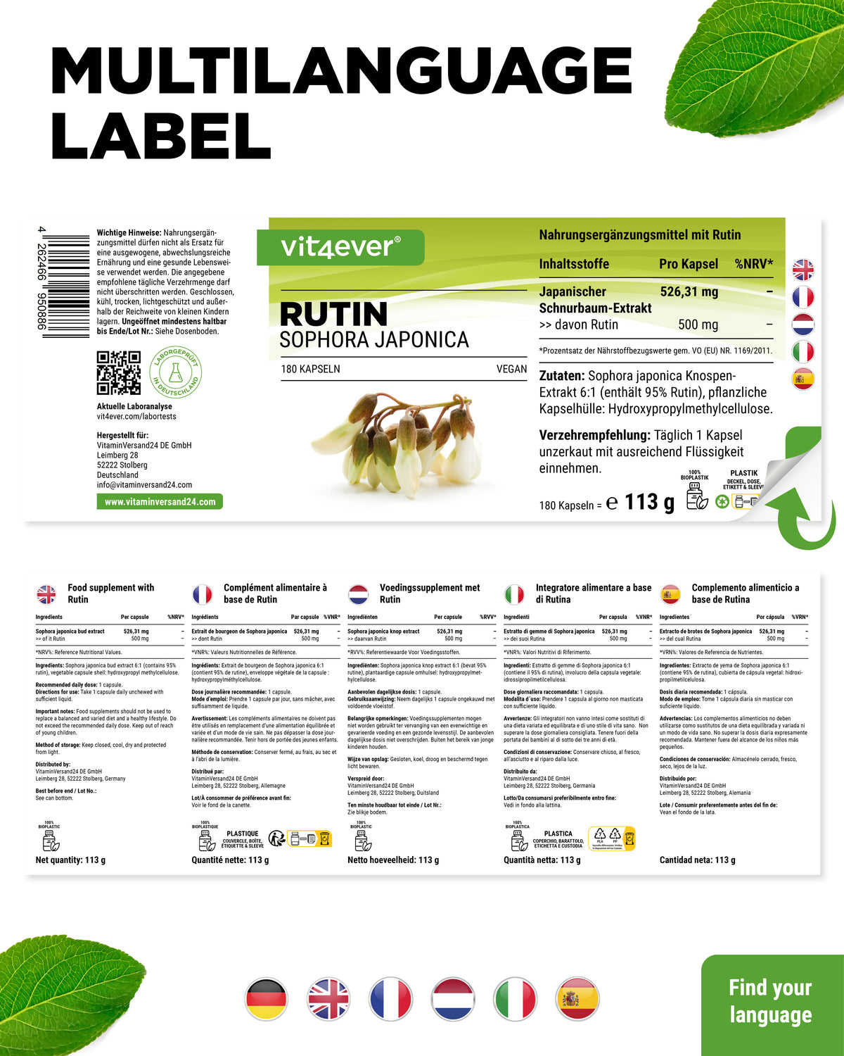 Rutina - 500 mg