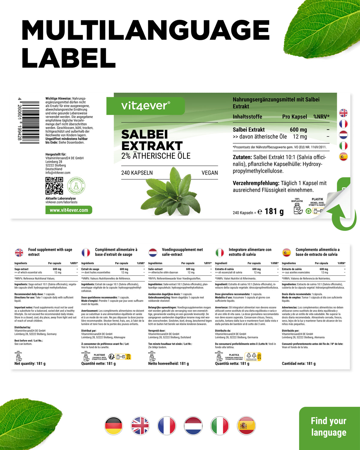 Salbei Extrakt