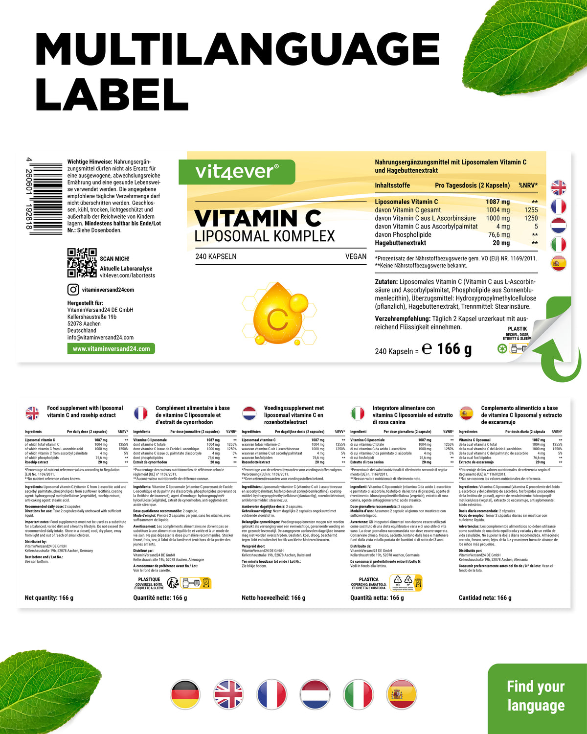 Liposomales Vitamin C