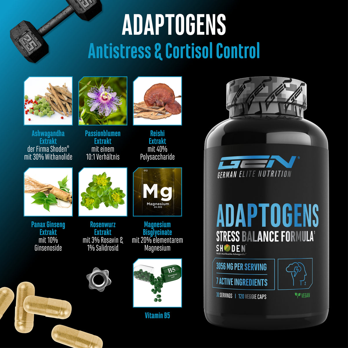 Adaptogene - Antistress & Cortisol Control