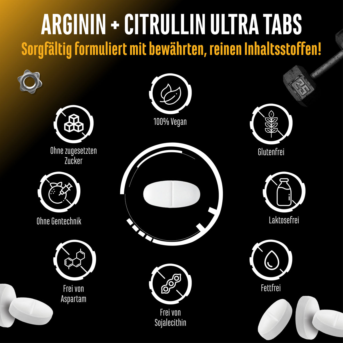L-Arginin + L-Citrullin Tabs