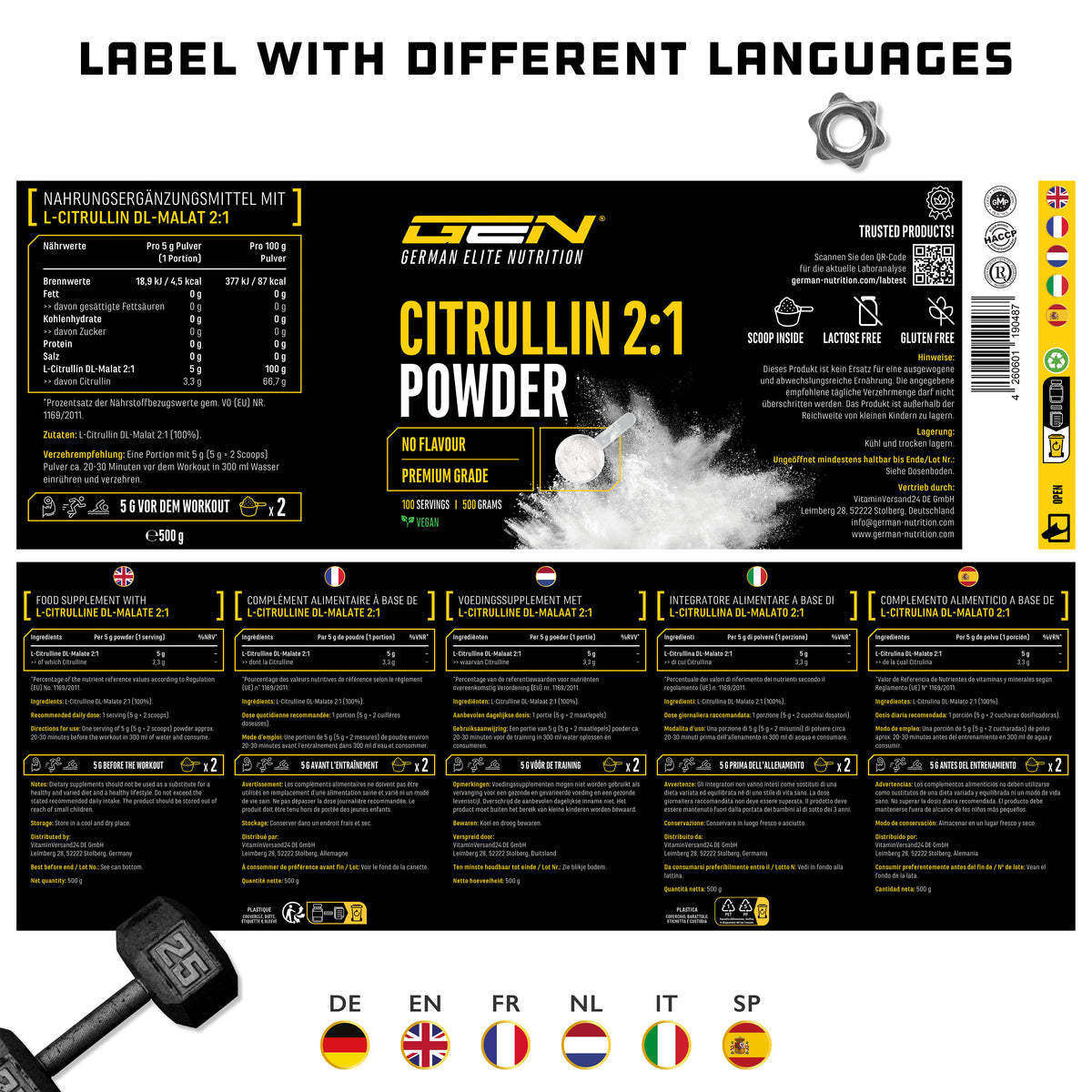 L-Citrulline Poeder
