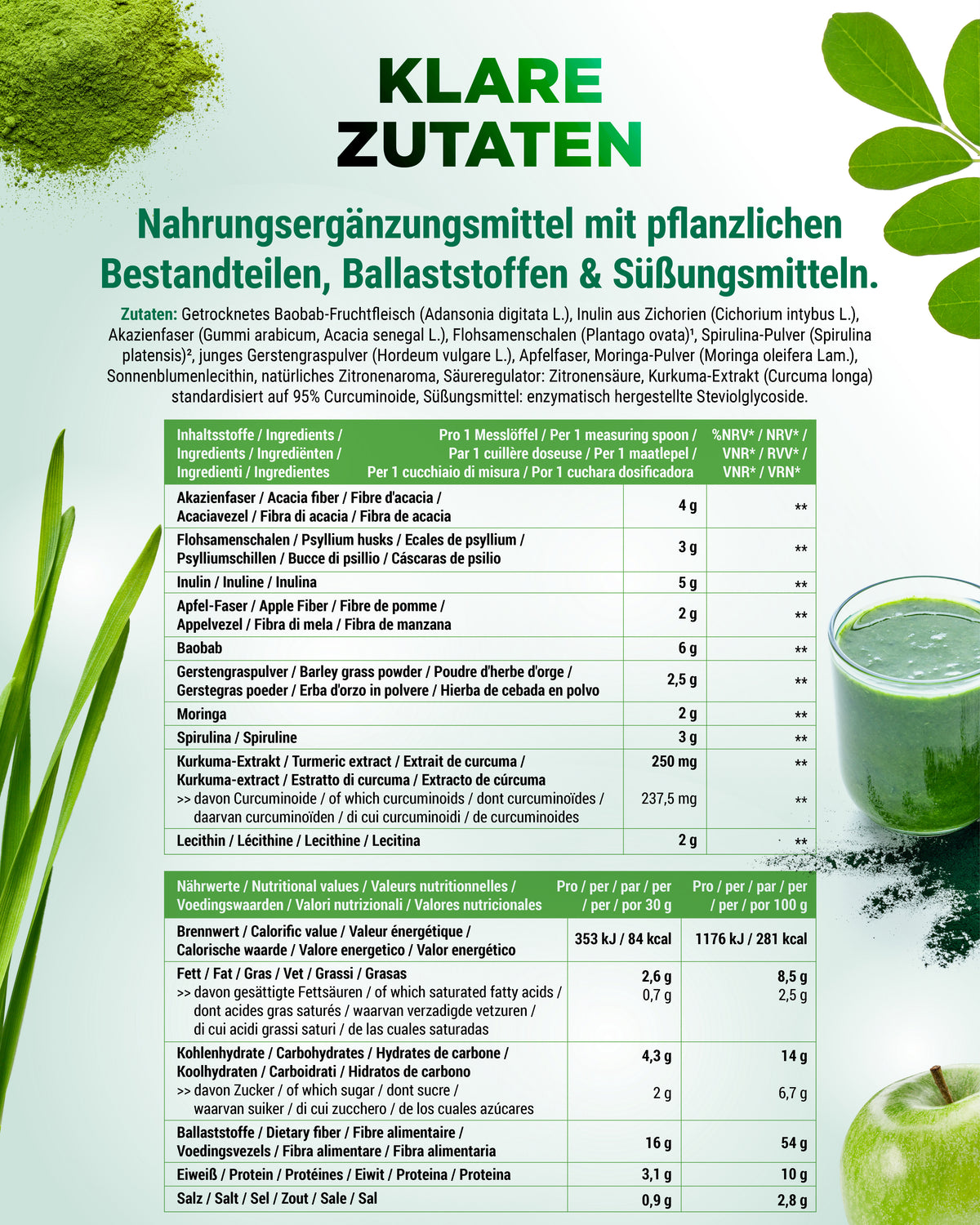 Daily Greens & Fibers
