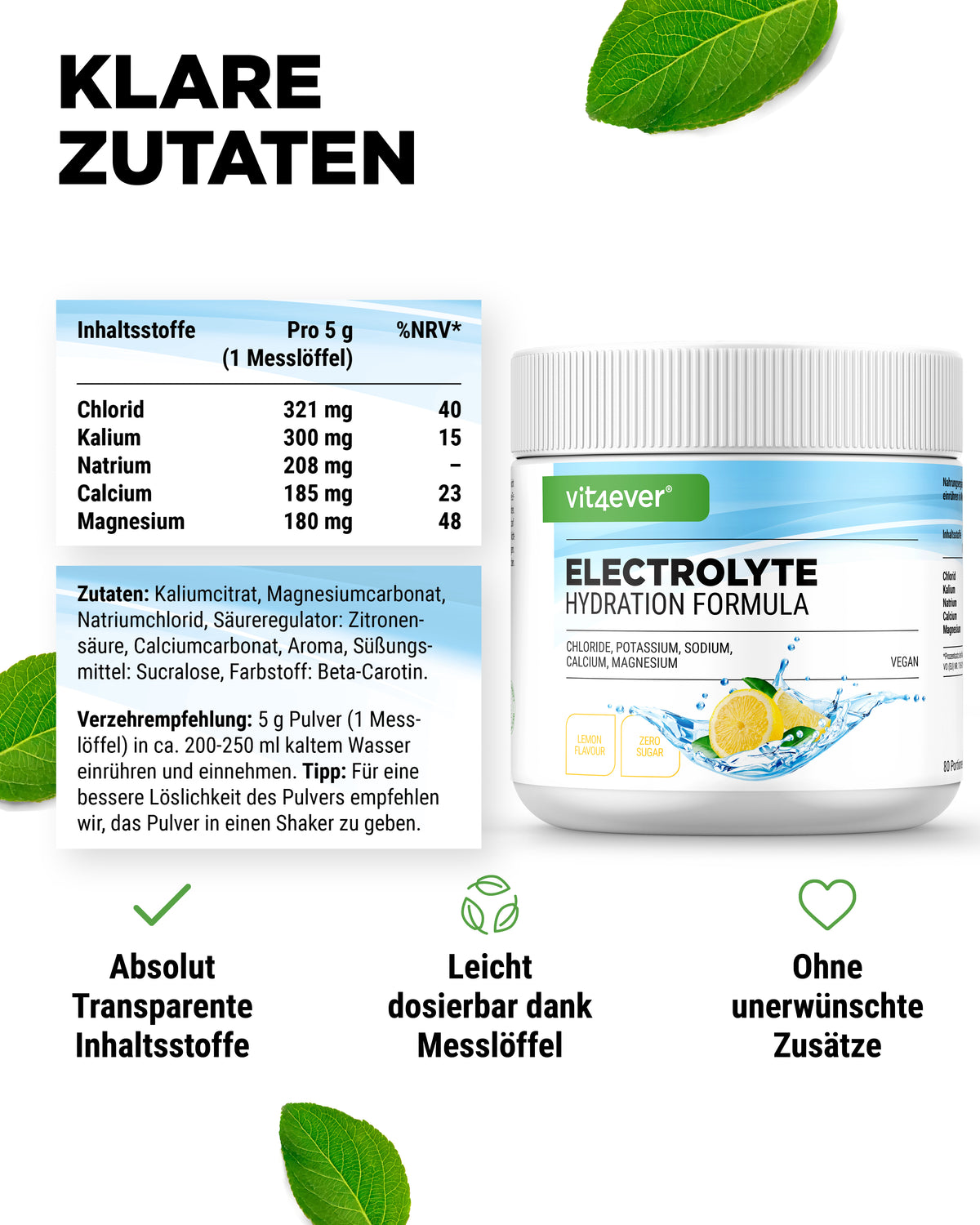 Elettroliti in polvere, 400 g