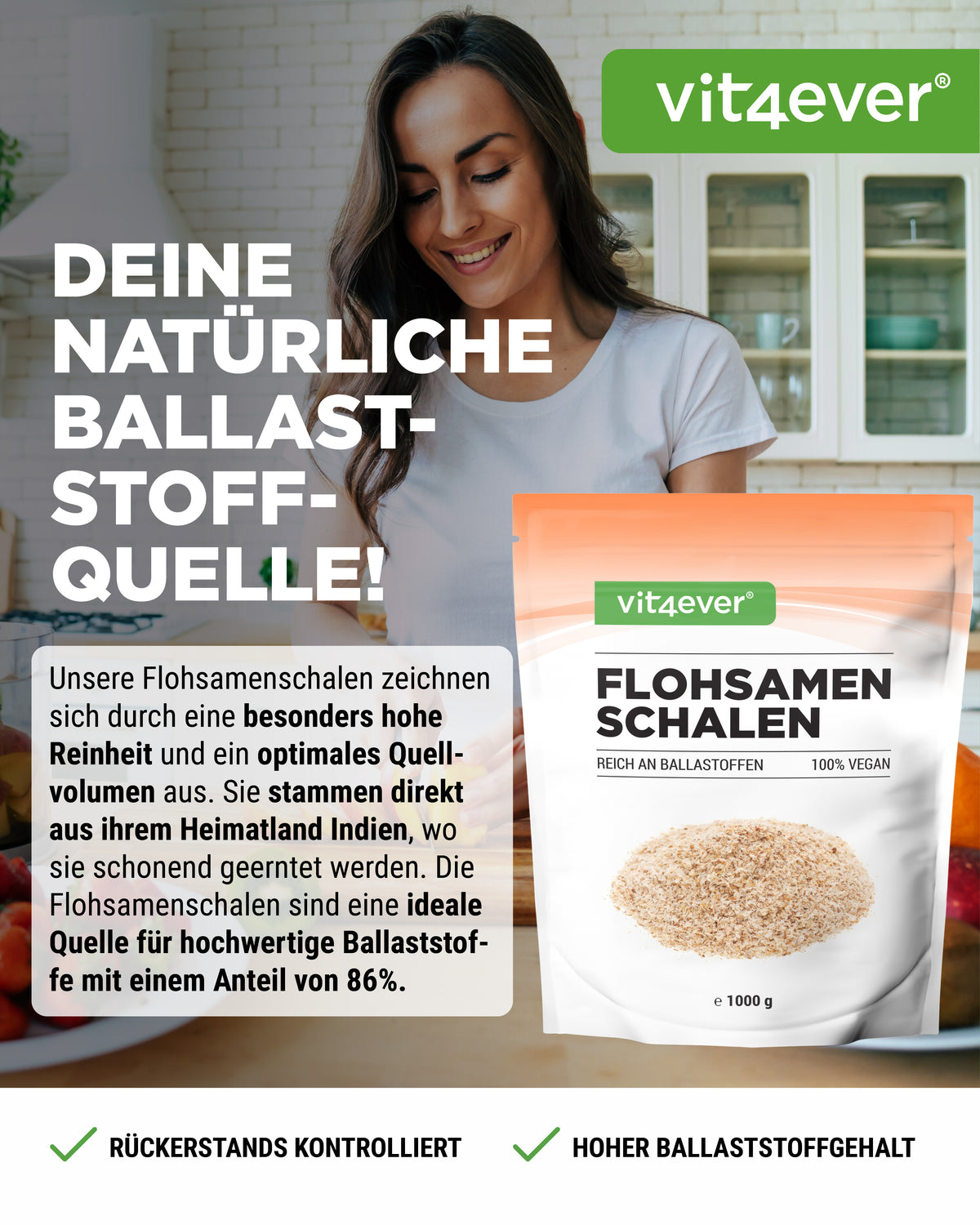 Vloezaadschillen - 99% Zuiverheid
