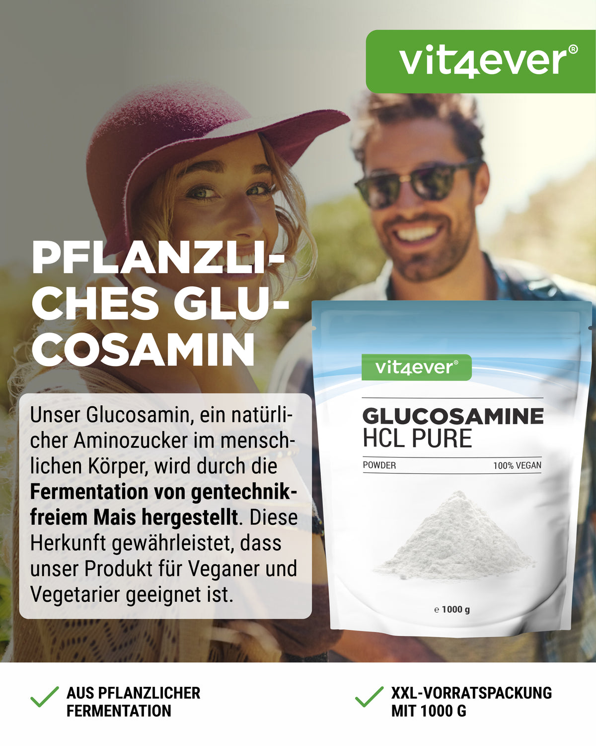 Glukozamina HCL Czysta