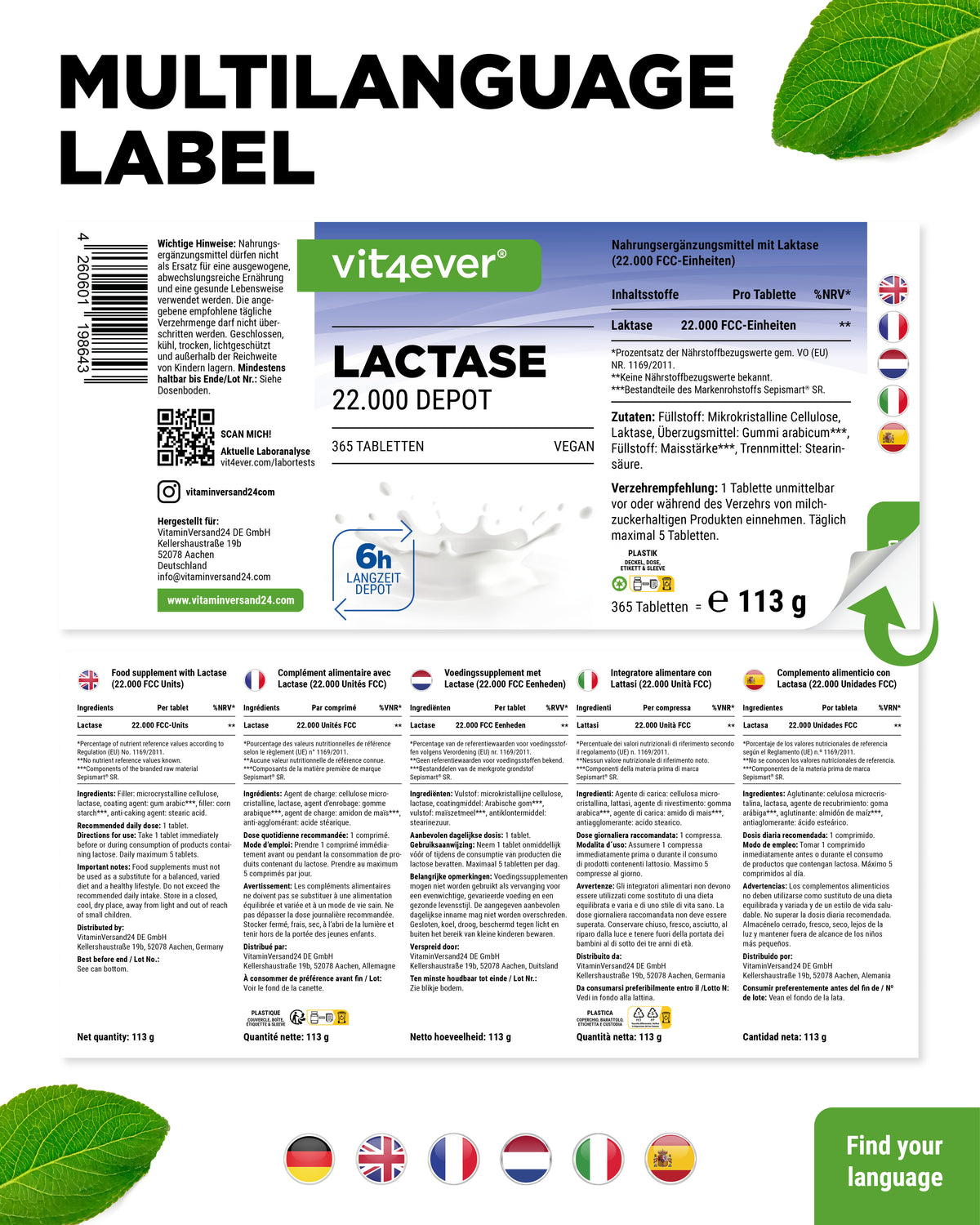 Lactase Depot 22.000