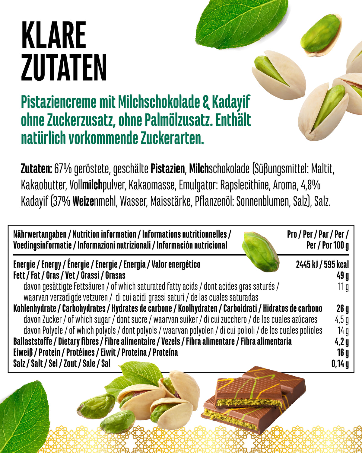 Pistazien Creme