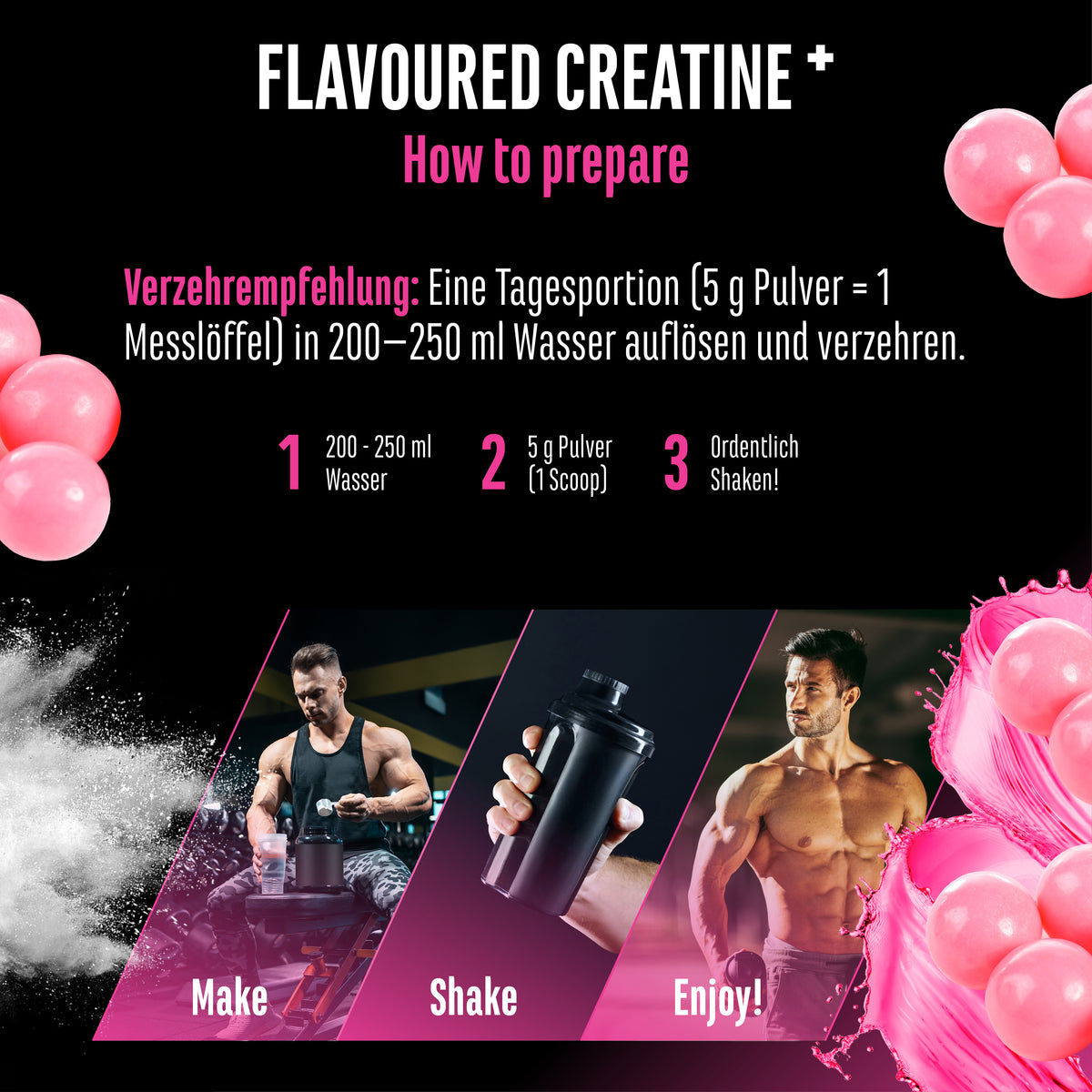 Creatine - Strawberry, 550 g