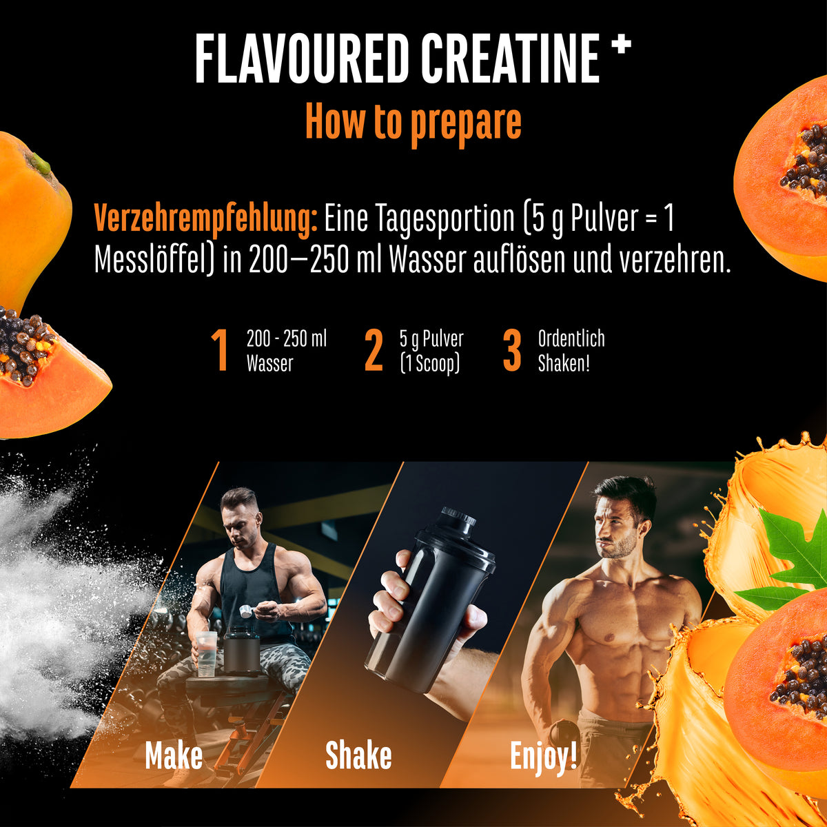 Creatine - Strawberry, 550 g