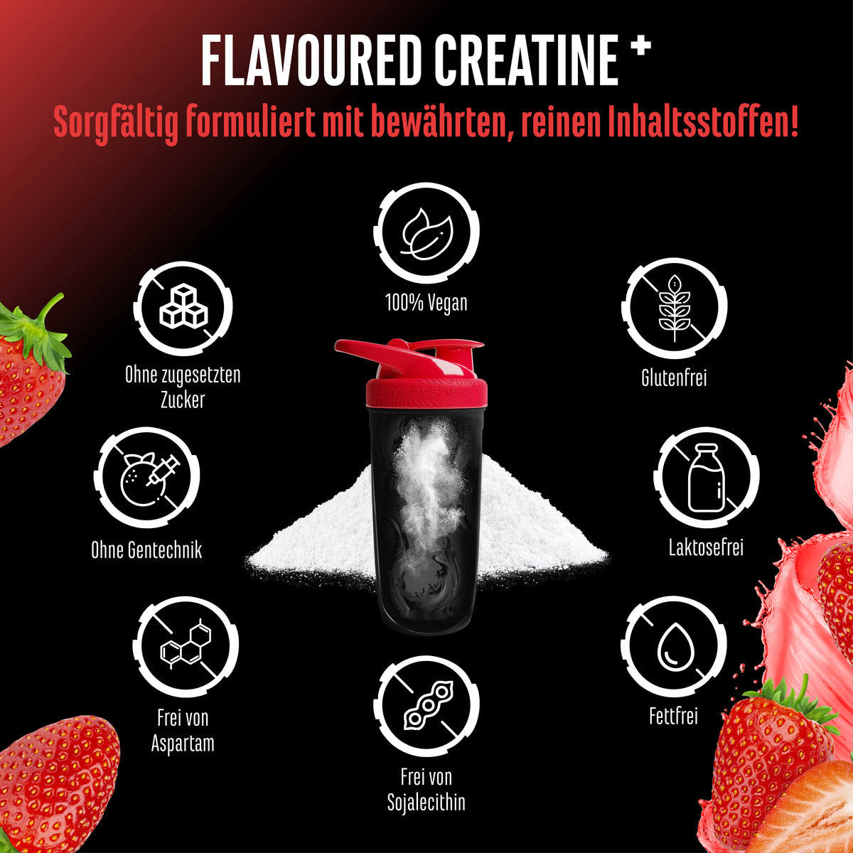 Creatine - Strawberry, 550 g