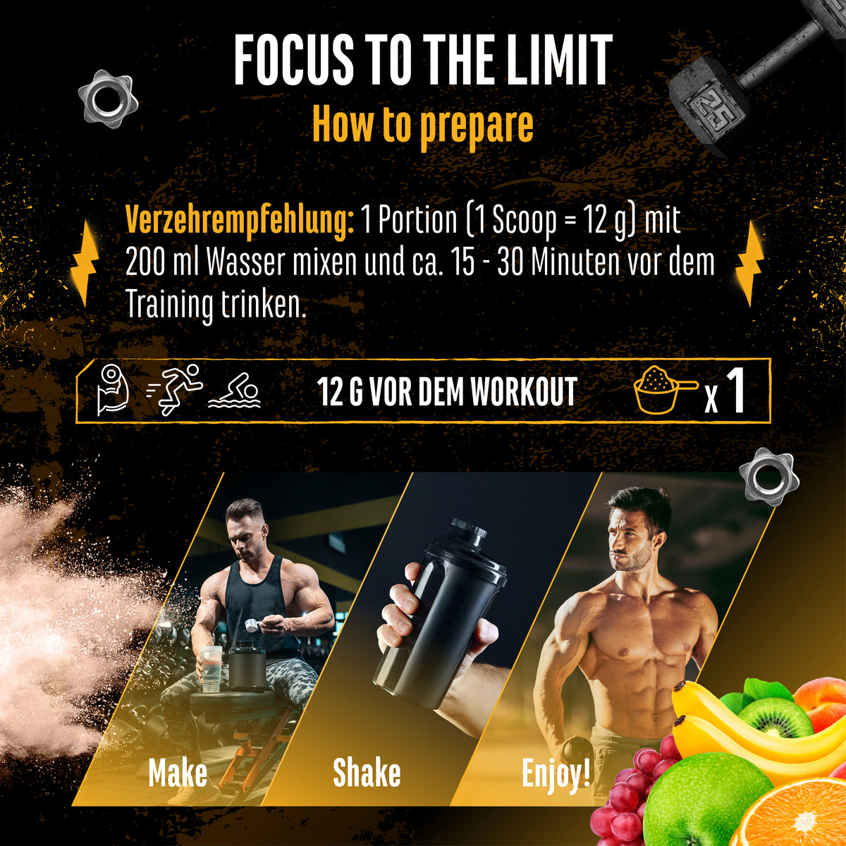Focus to the Limit - Kiwi Grape, 240g