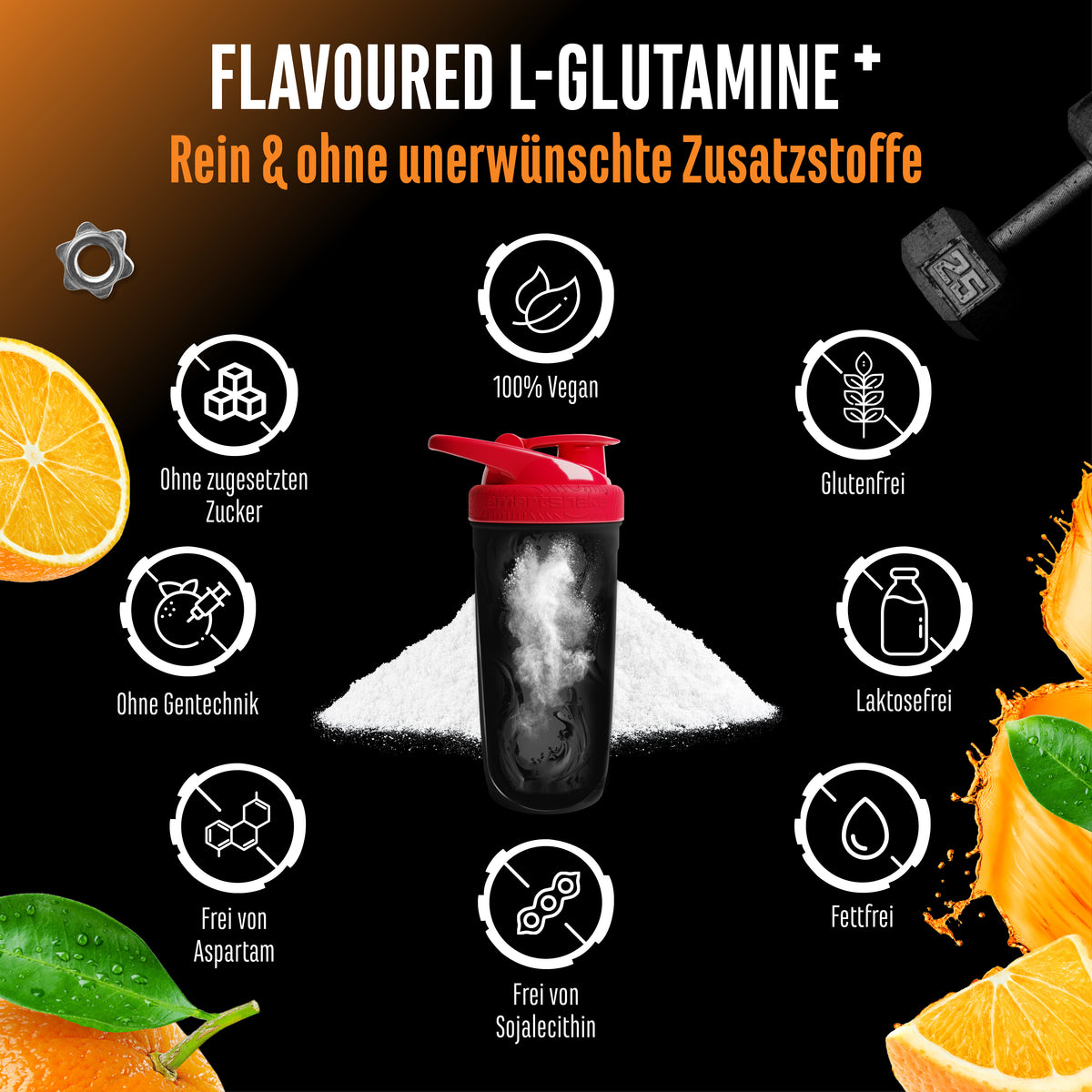 L-Glutamin Pulver Flavoured