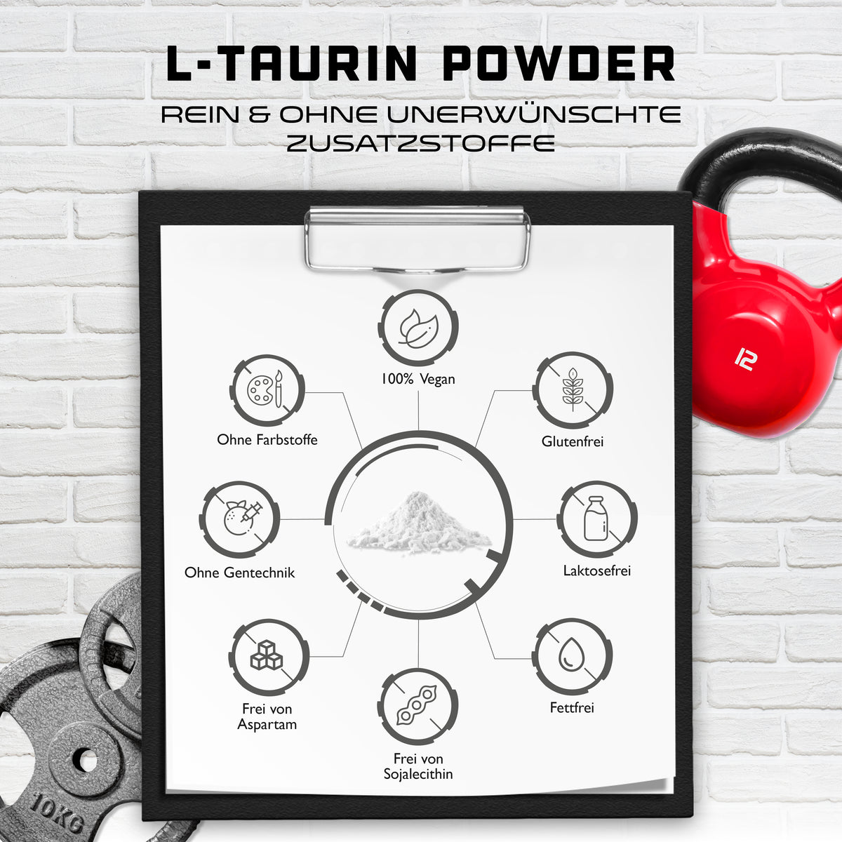 GEN Taurin, 500g Pulver