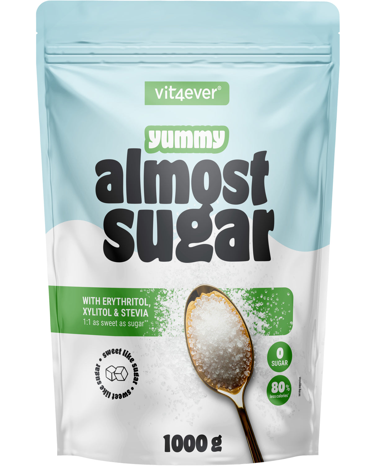 Almost Sugar  -  Erythrit, Xylit und Stevia