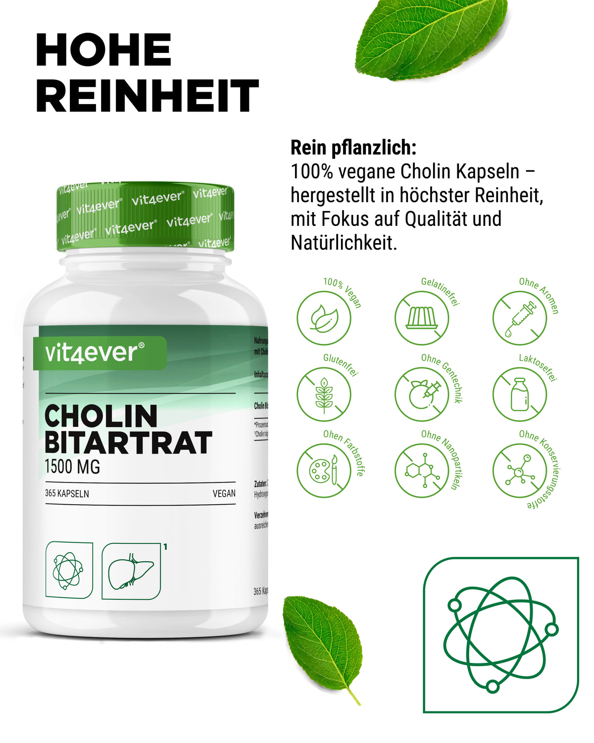 Cholin Bitartrat 1500 mg