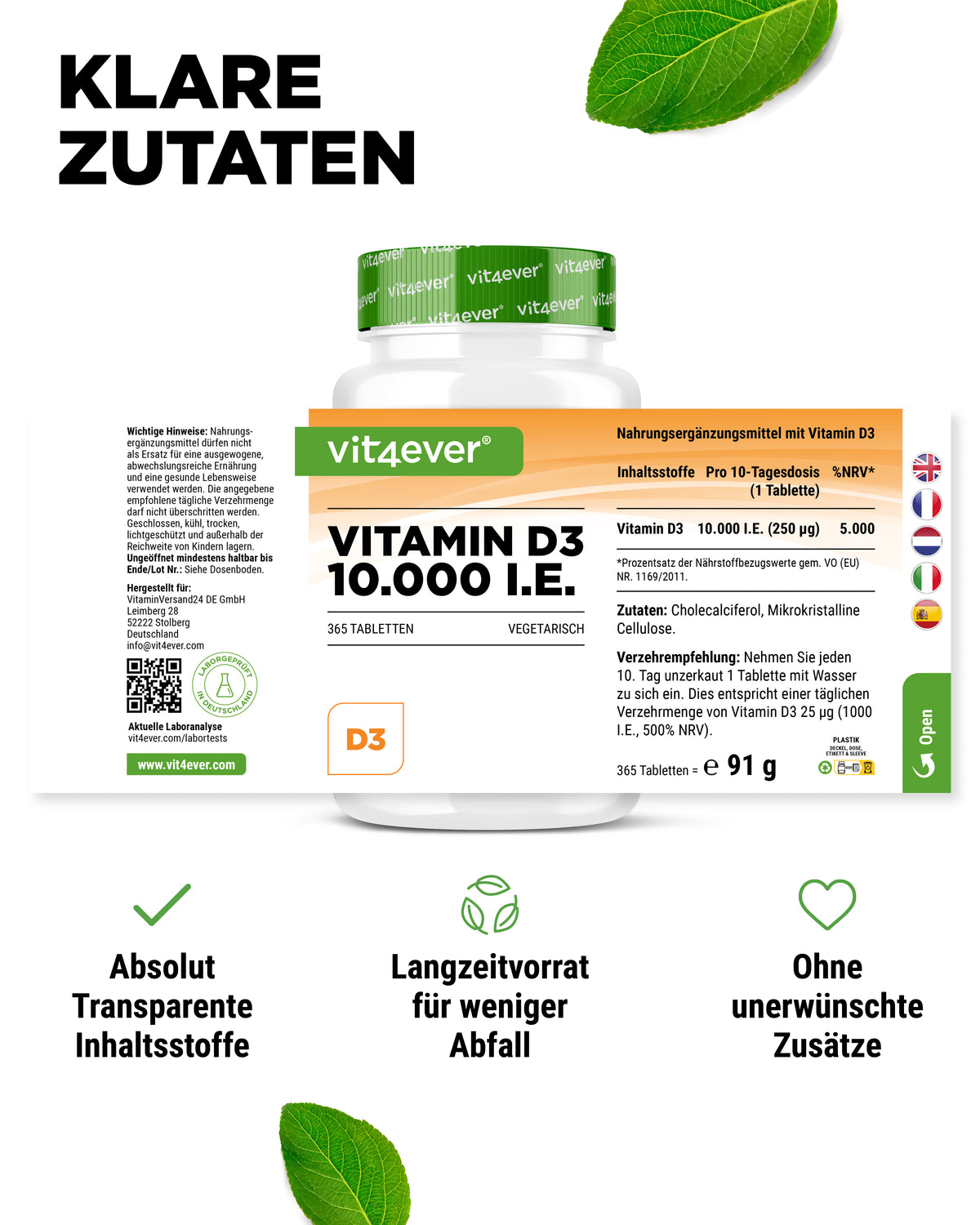 Vitamin D3 Depot 10.000 I.E
