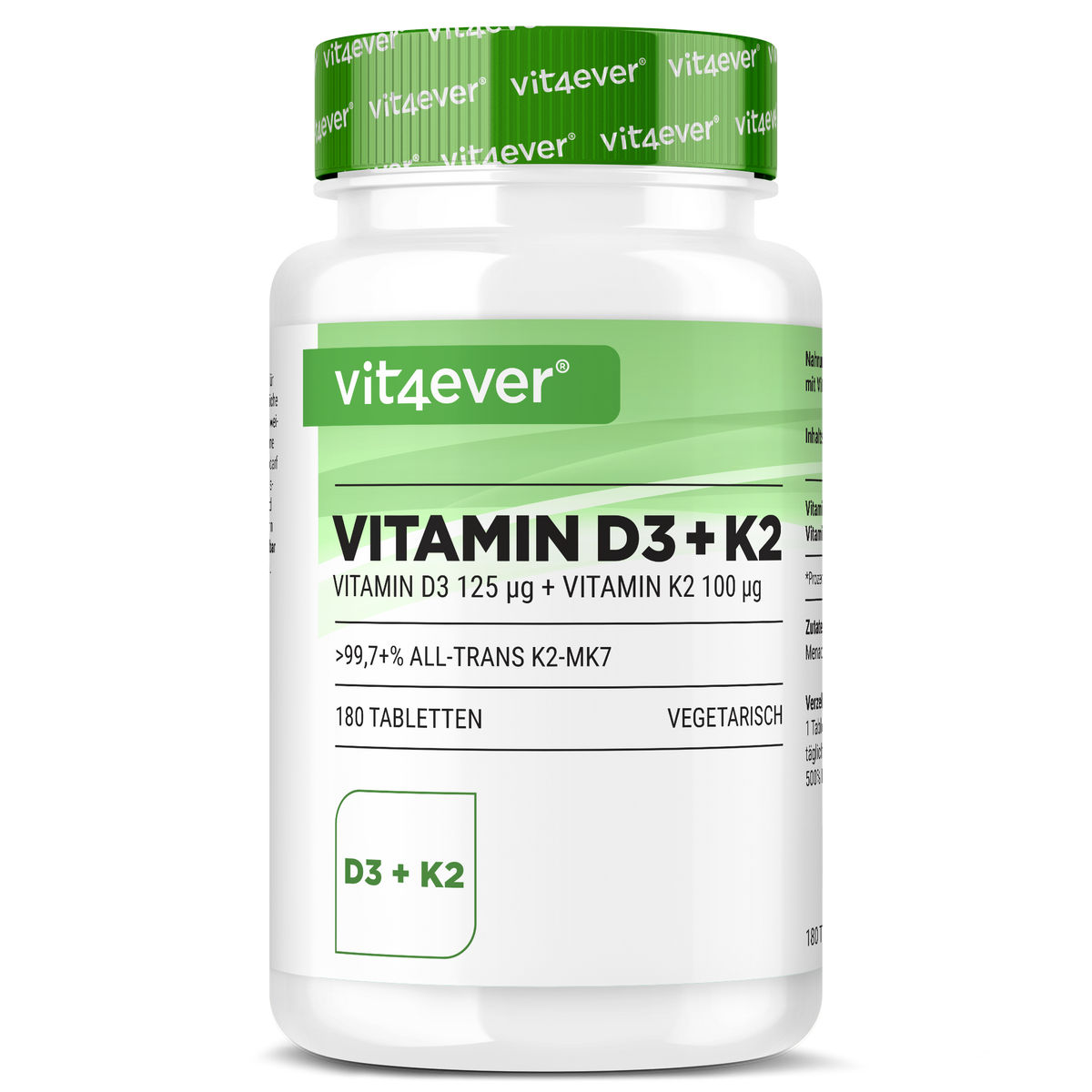 Witamina D3 5.000 I.E. + Witamina K2 100 mcg