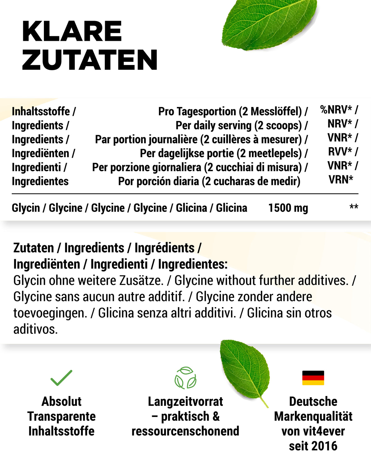 Glycine Pure
