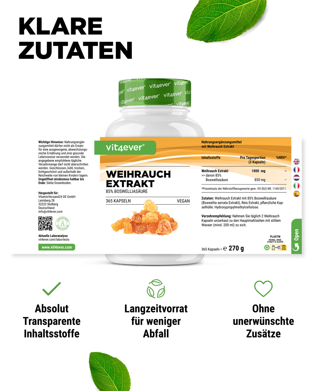 Weihrauch Extrakt Kapseln
