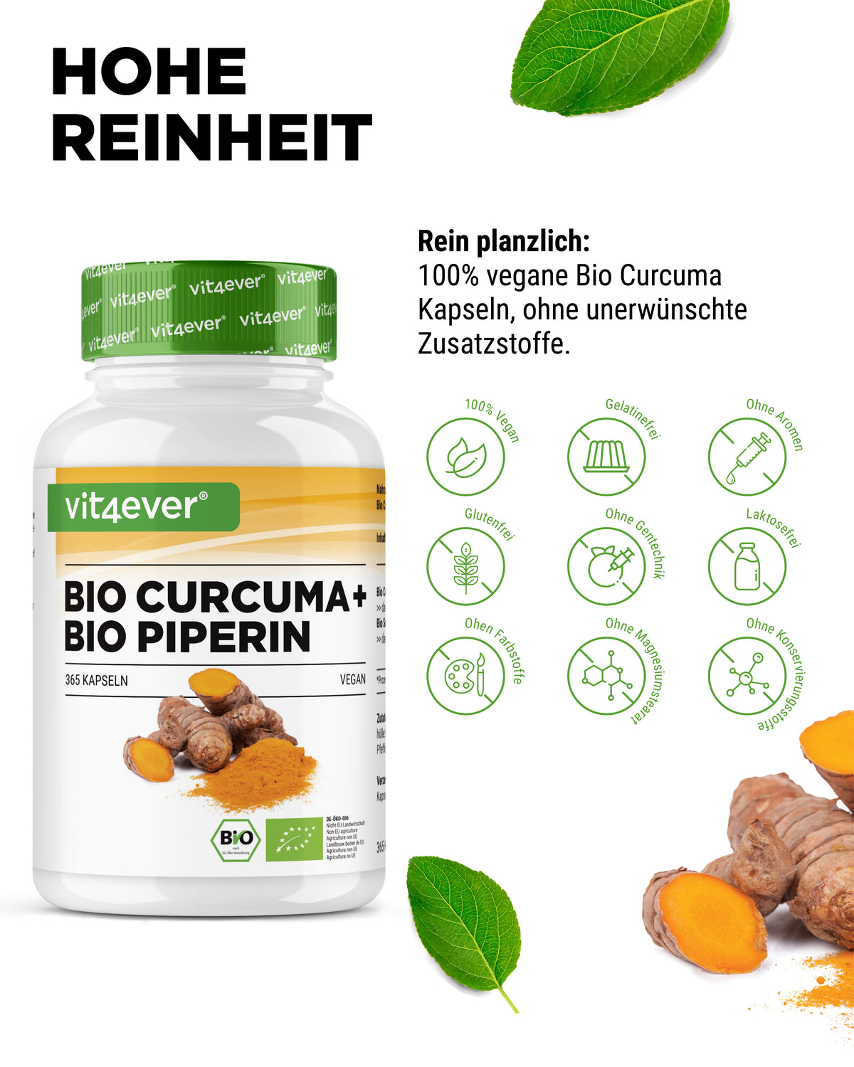 Cúrcuma Ecológica + Piperina Ecológica