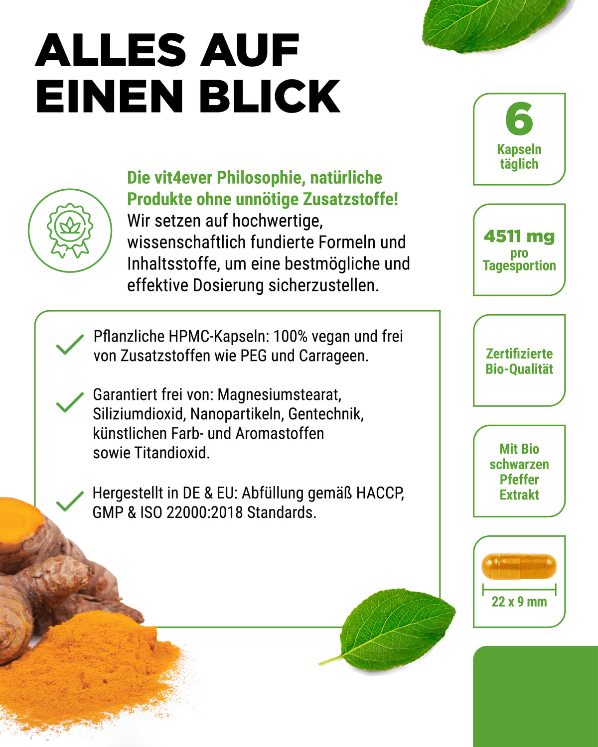 Cúrcuma Ecológica + Piperina Ecológica