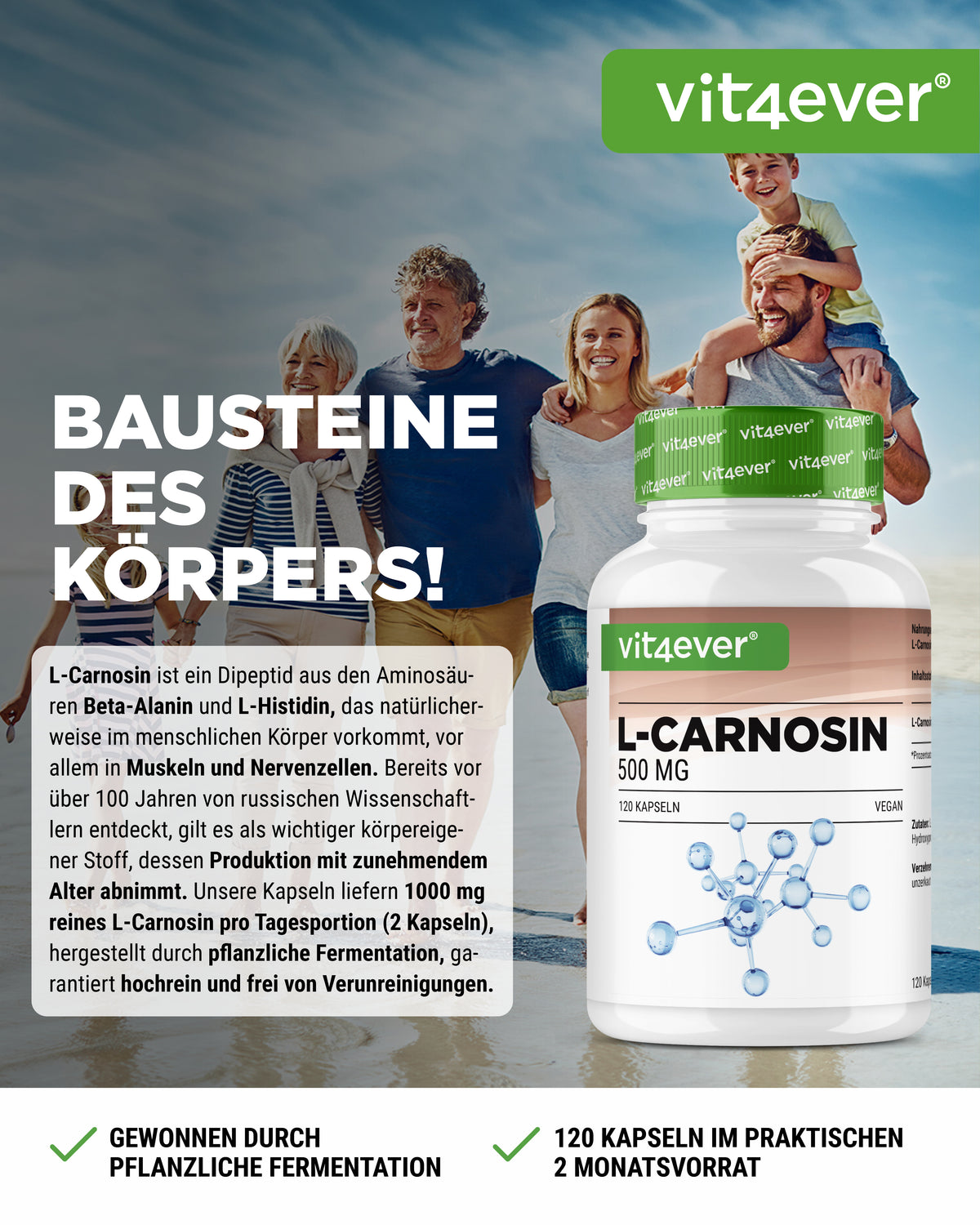 L-Carnosine - 500 mg